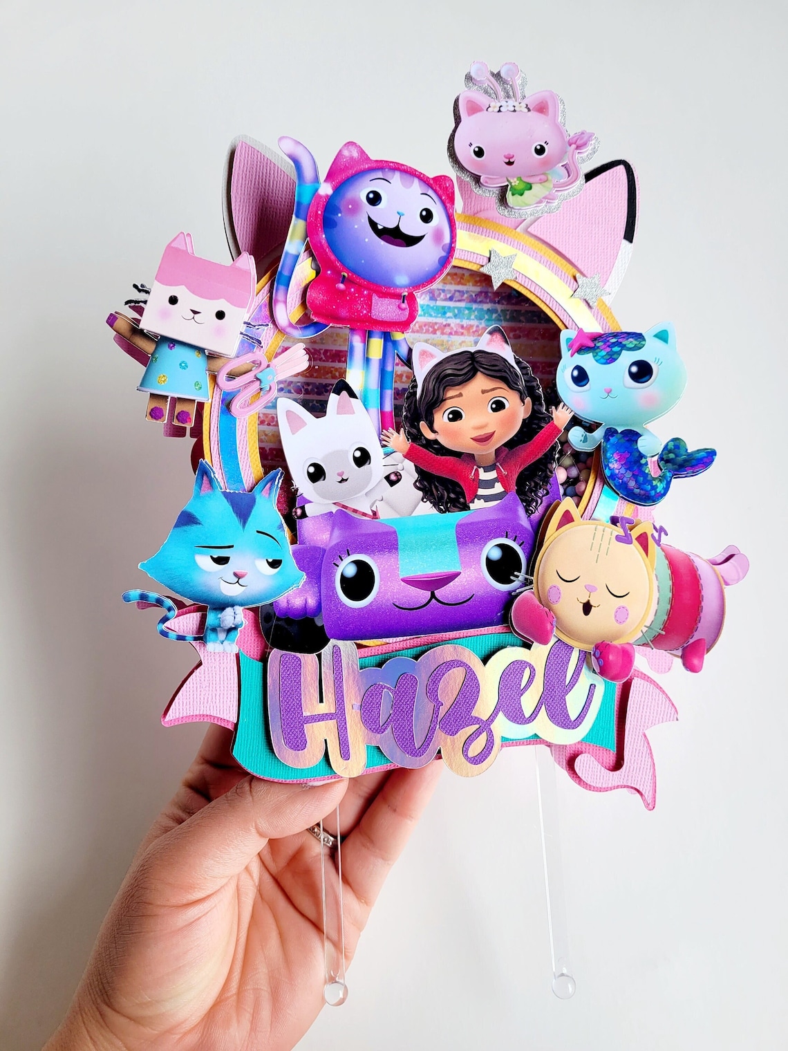 Gabby's Dollhouse Theme Party Gabby's Dollhouse Cake Etsy