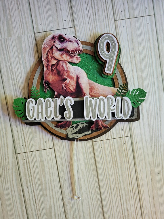 Jurassic World Cake Topper