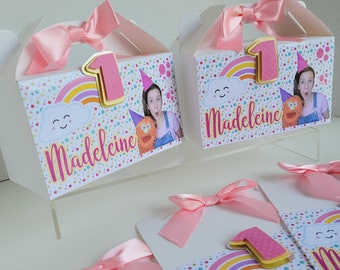 Ms Rachel Birthday Party, MS Rachel Decorations, favor boxes,candy boxes inspired by MS Rachel Candy boxes inspired by MS Rachel sticky gum