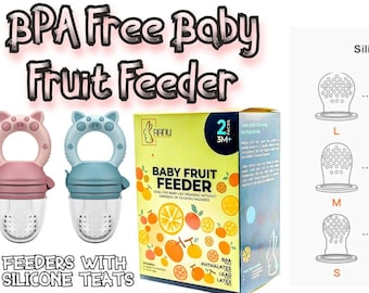 Baby Dummy Pacifier Soother 2PC Baby Dummy Feeding Nibble Weaning Nutrition Pacifier Fresh Fruit Food Feeder UK Seller Free & Fast Postage