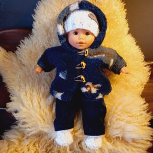 Tenue bébé câlin corolle 30 cm, ensemble poupée 30 cm 12 pouces, manteau à capuche poupon 30 cm,tenue de poupée,habit de baigneur 画像 1