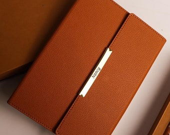 Personalized Engraved Notebook With Pen,Custom Graduation Gifts,Vintage Leather Notebook Sketchbook,Graduation Gift