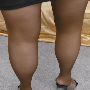 30D  Dark Tan Semi-sheerTights/Pantyhose 2 Pair Medium size Sheer Toe