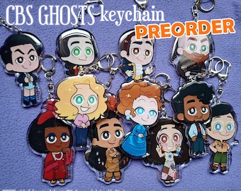 CBS GHOSTS Acrylic Keychain