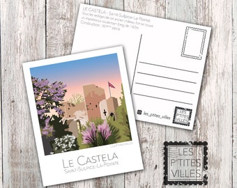 Carte postale le CASTELA