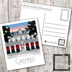 Carte postale CASTRES Place Jean Jaurès
