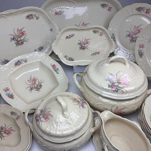 Antikes Tafelservice Rosenthal Sanssouci für 10 Personen, 1920-40, 39 Teile