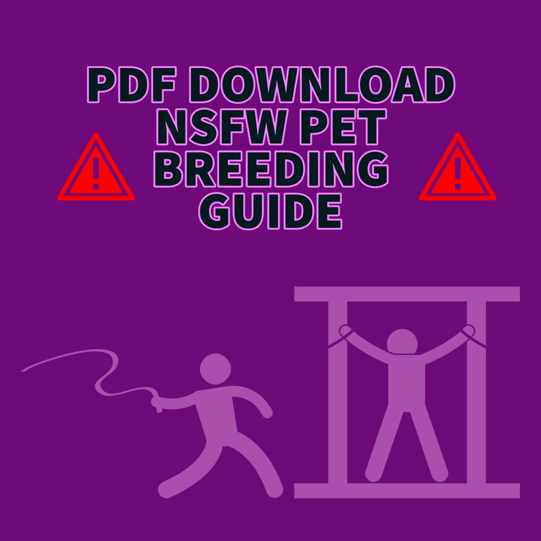 NSFW Pet Breeding Guide Etsy UK