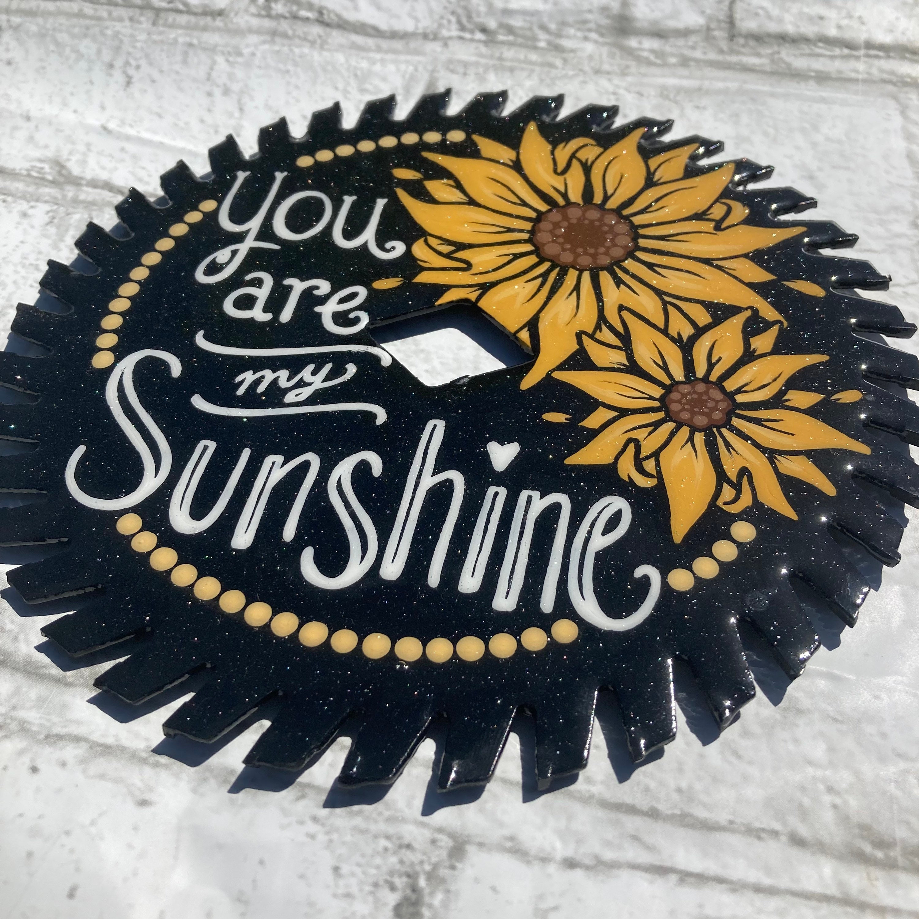 Sunflower Saw Blade Etsy