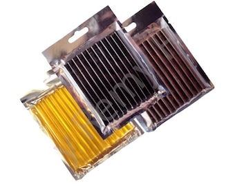 Fusion Keratin Glue Gun Sticks For Bonding and Applying Hair Extensions Clear Amber, Black & Brown