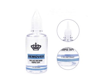 Hair Extension Tape Adhesive Keratin Glue Bond Remover For Pre Bonded Remy Extensions Fast & Easy Removal