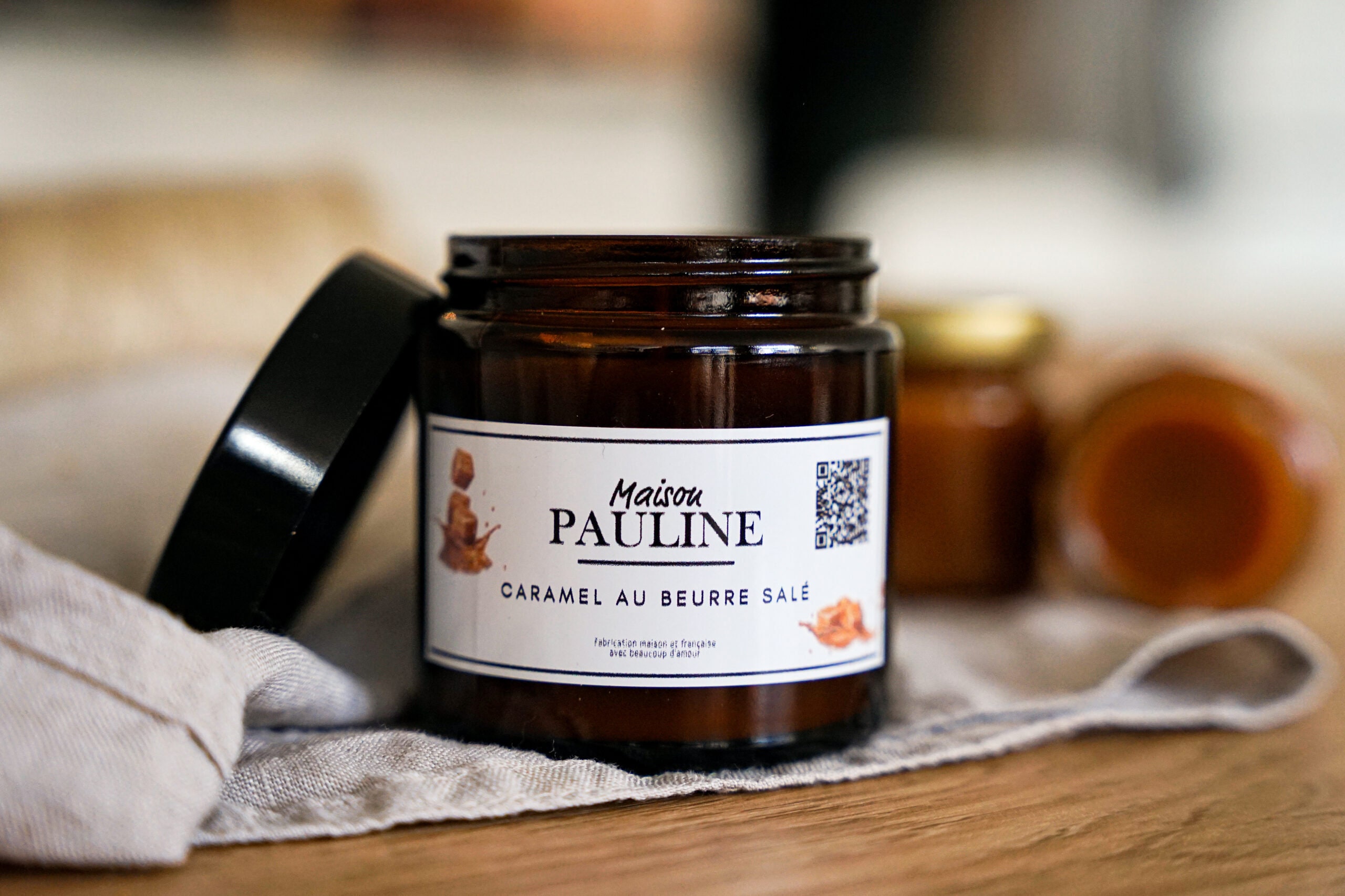 Bougie Caramel Au Beurre Salé - 80G