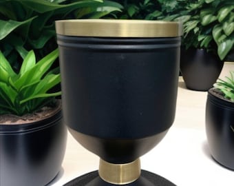 metal vase flower pot stand