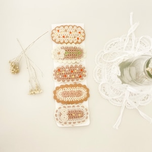 Pince à cheveux fleur au crochet, pince à cheveux marguerite, pince à cheveux fleur, pince à cheveux faite à la main, pince à cheveux au crochet
