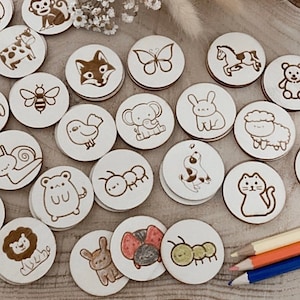 Baby Shower Spiel Holz Memory Personalisiert mit Namen-Gravur für Babyparty taufengeschenk babygeschenk
Baby Party Spiel zum ausmalnen / Holz Memory Personalisiert/  mit Namen Gravur/ Baby Shower Geschenk/ Baby Geschenk