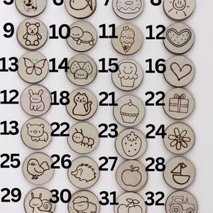 Baby Shower Spiel Holz Memory Personalisiert mit Namen-Gravur für Babyparty taufengeschenk babygeschenk