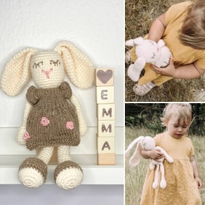 Baby geschenk Puppe personalisiert zur Taufe Geburt Babyparty Babyshower