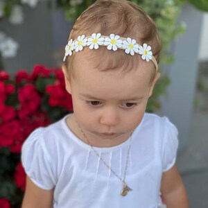 Haarband Baby / Trocken blumen / wächst mit / Babyshooting /Babyband / Haarschleife /Stirnband /Taufe Bild 5