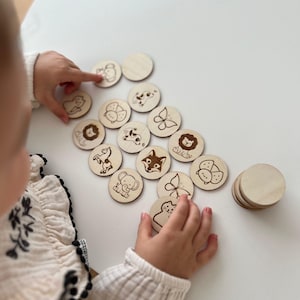 “Personalisiertes Memory Spiel Geschenkbox Baby Shower Taufe Hochzeit”