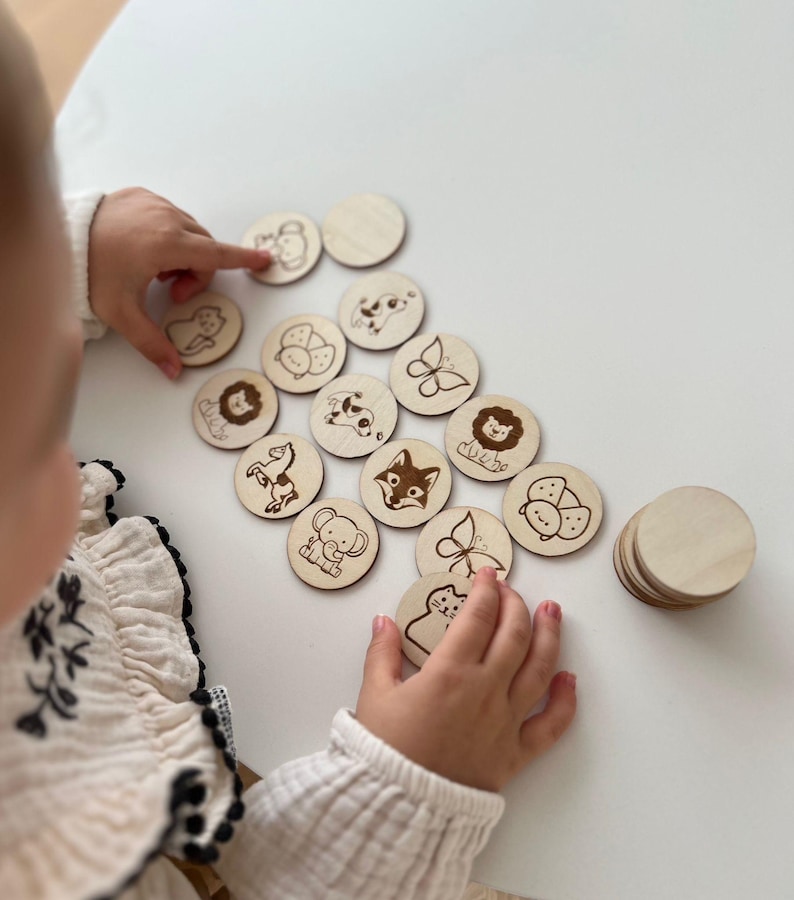 “Personalisiertes Memory Spiel Geschenkbox Baby Shower Taufe Hochzeit”