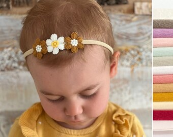 Haarband Baby Taufe, Babyfotografie Stirnband, Blumenmädchen Hochzeit,  Haarband baby , Kinderfotos Accessoires