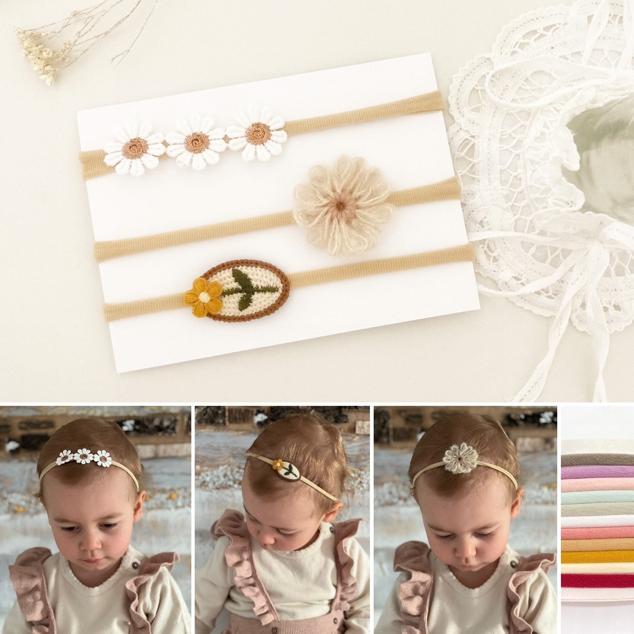 Ensemble 8 Pièces Bijoux Bohème - Serre-tête Chaîne Et 7 Bracelets - Or - Cadeau Femme