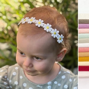 Haarband Baby / Trocken blumen / wächst mit / Babyshooting /Babyband / Haarschleife /Stirnband /Taufe Bild 1