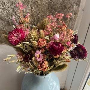 Country Garden Dried Flowers l pink mixed dry flowers l image 2