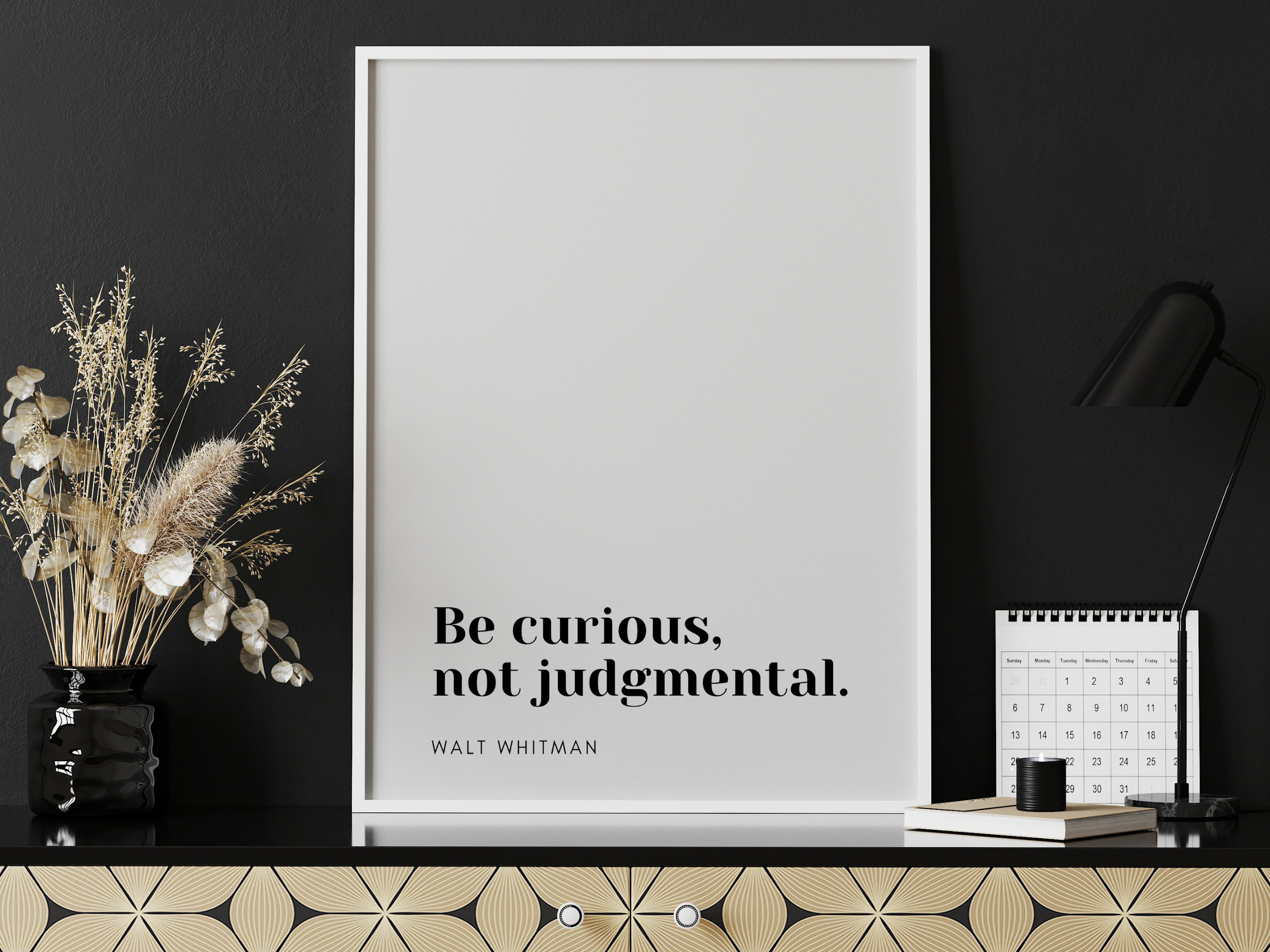 Be curious, not judgmental Premium Matte Vertical Posters