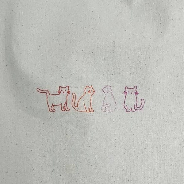 Totebag chat lesbien