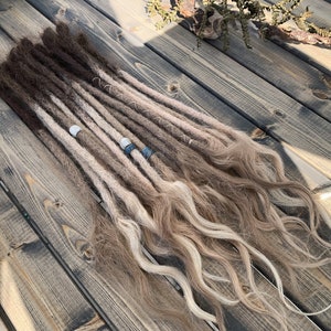 Ombre Mix Blond Human Hair Dreads Extensions or D.e S.e Dreads