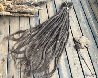 Dreadlocks de cheveux humains naturels pour étendre vos dreadlocks et les tisser dans vos cheveux