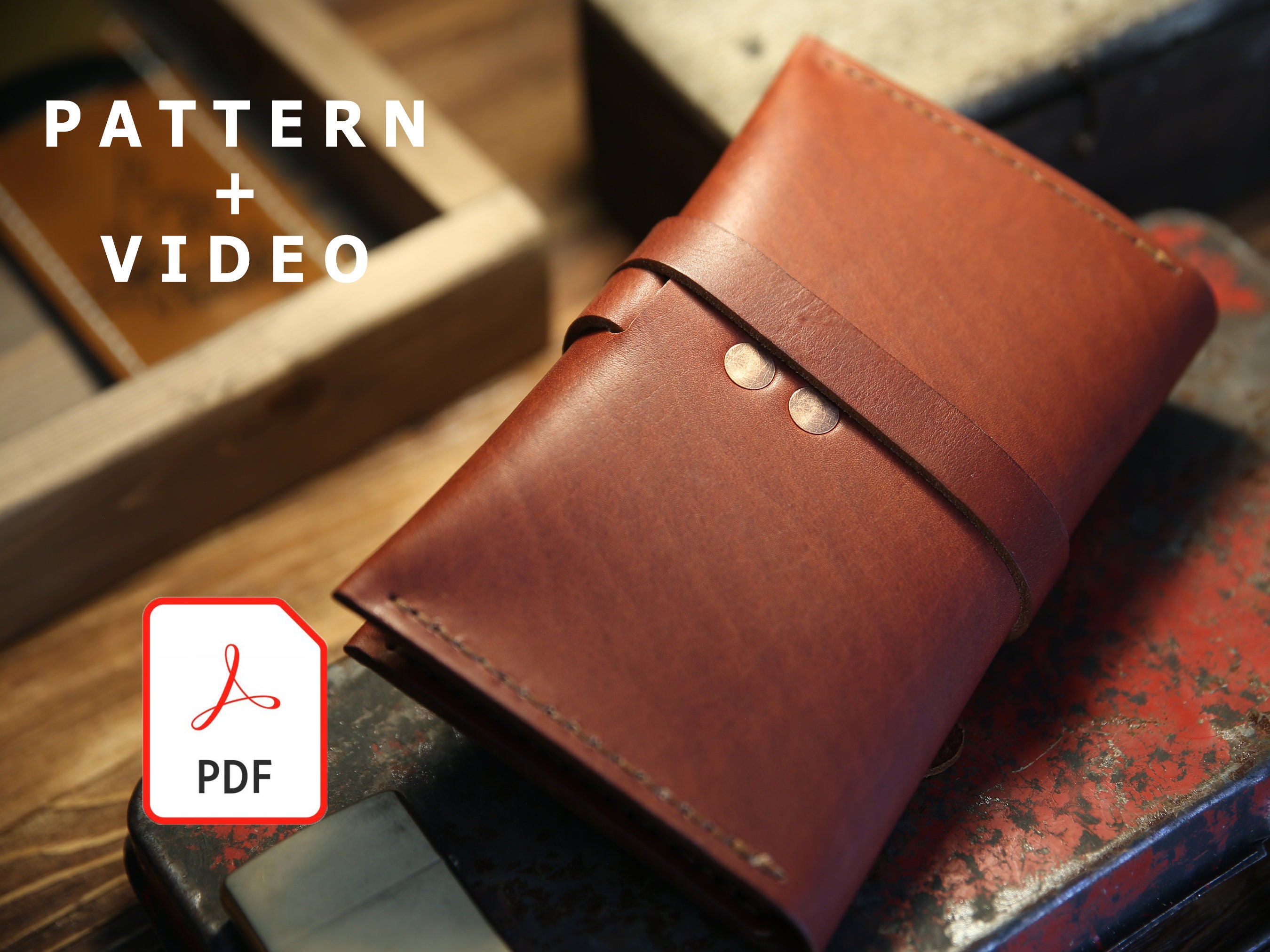 Leather Blueprint Tube PDF Pattern, Leather Map Case for Documents and  Artwork, DIY Leather, Photo Written Instructions 