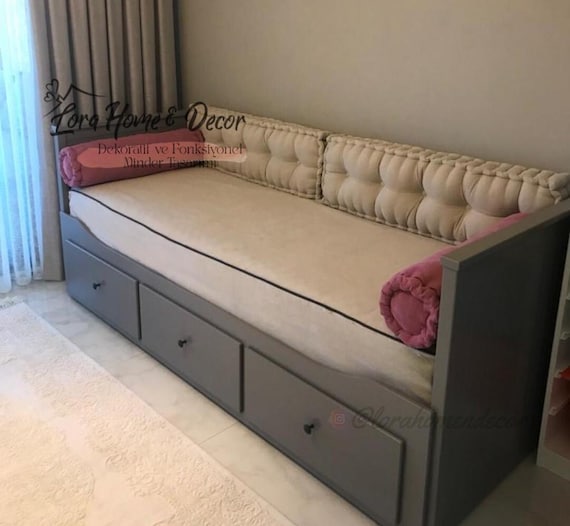 Slipcover Hemnes Daybed Cover Twin XL Twin Sizes Full Size Bed Cover Zippered Day Bed Cover Fitted Daybed Cover Etsy UK
