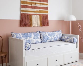 Ausgestattet Tagesbett Slipcover, Benutzerdefinierte Größe Tagesbett mit Reißverschluss, Waschbarer Weicher Stoff Bettbezug, Maßanfertigung, Twin Full Single Size