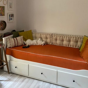 Slipcover, Daybed Cover, Twin XL Twin Sizes Full Size Bed Cover Zippered Day Bed Cover, Fitted Daybed Cover