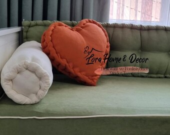Heart Shape French Cushion Decorative Pillow