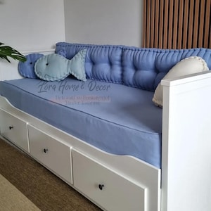 Slipcover, Daybed Cover, Twin XL Twin Sizes Full Size Bed Cover Zippered Day Bed Cover, Fitted Daybed Cover