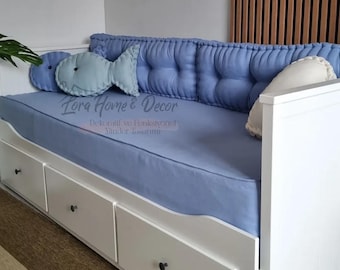 Slipcover, Daybed Cover, Twin XL Twin Sizes Full Size Bed Cover Zippered Day Bed Cover, Fitted Daybed Cover