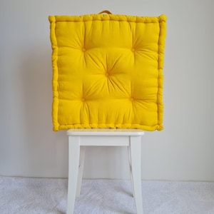 Chair Cushion, Tufted Cushion, French Bench Cushion, Decorative Pillow, Baroque Sofa Cushion