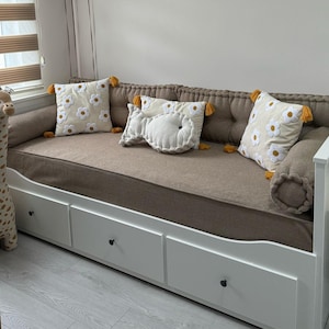 Slipcover, Daybed Cover, Twin XL Twin Sizes Full Size Bed Cover Zippered Day Bed Cover, Fitted Daybed Cover