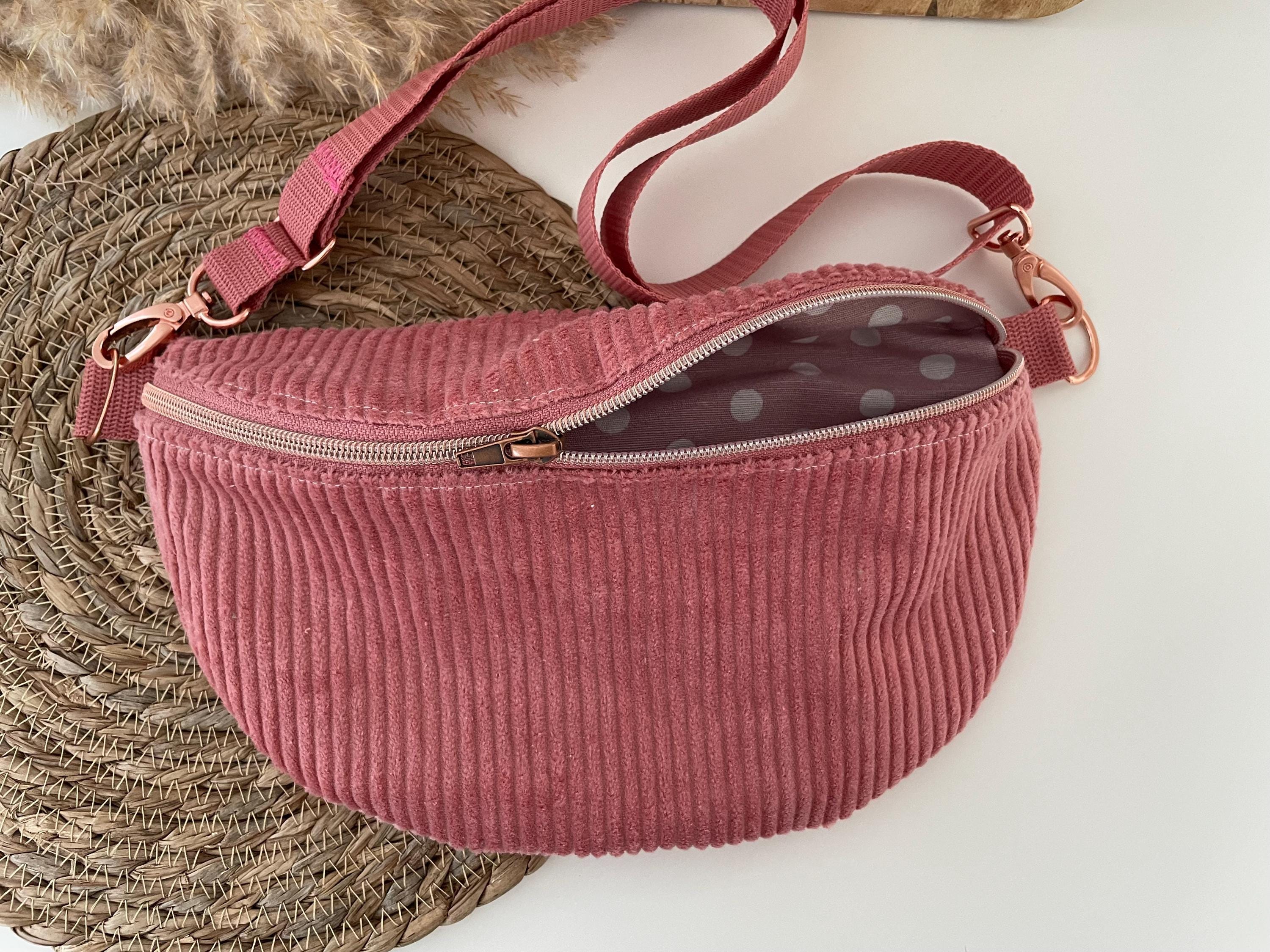 [DEINET] ★ HALF ROUND BELT BAG Wholesale Heathered 3-Zipper Fanny Packs