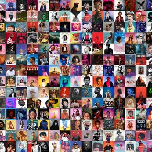 210PCS | Collage mural de pochettes d'album | AFFICHES NUMÉRIQUES | Collage musical | Art mural pour pochette d'album de musique | Affiches de couverture d'album | Téléchargement numérique