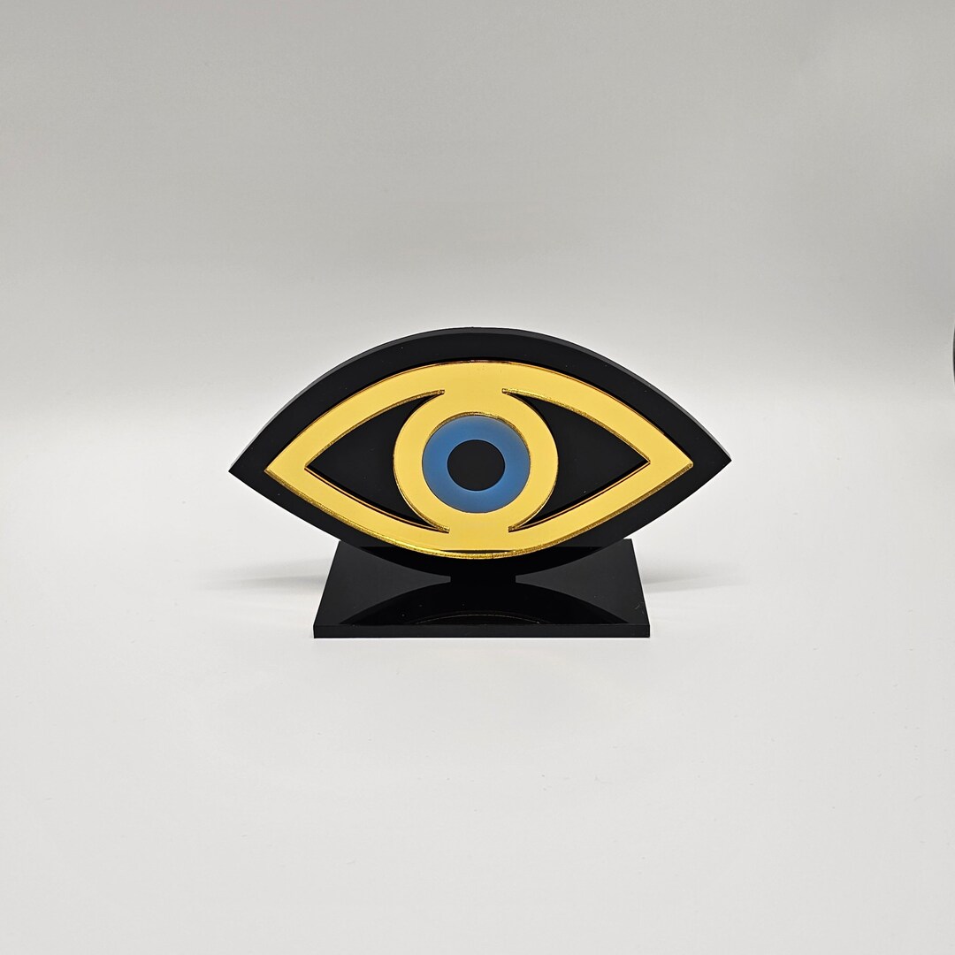 Handmade Plexiglass Evil Eye Table Decor Evil Eye Decor Home Etsy