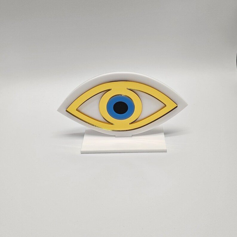 Handmade Plexiglass Evil Eye Table Decor Evil Eye Decor Home Etsy