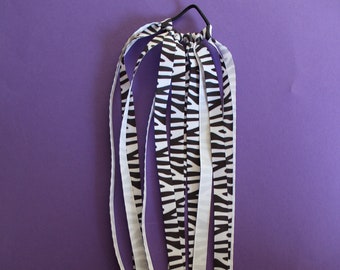 Zebra stuurfranjes voor kinderfietsen, kleurrijke linten, kwastjes, stuurdecoratie, fietsaccessoires, stoomboot