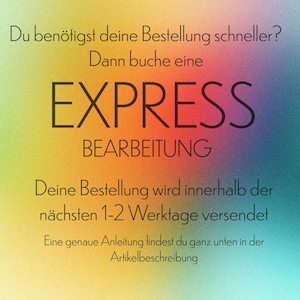 Procesamiento exprés / Acelerar mi pedido