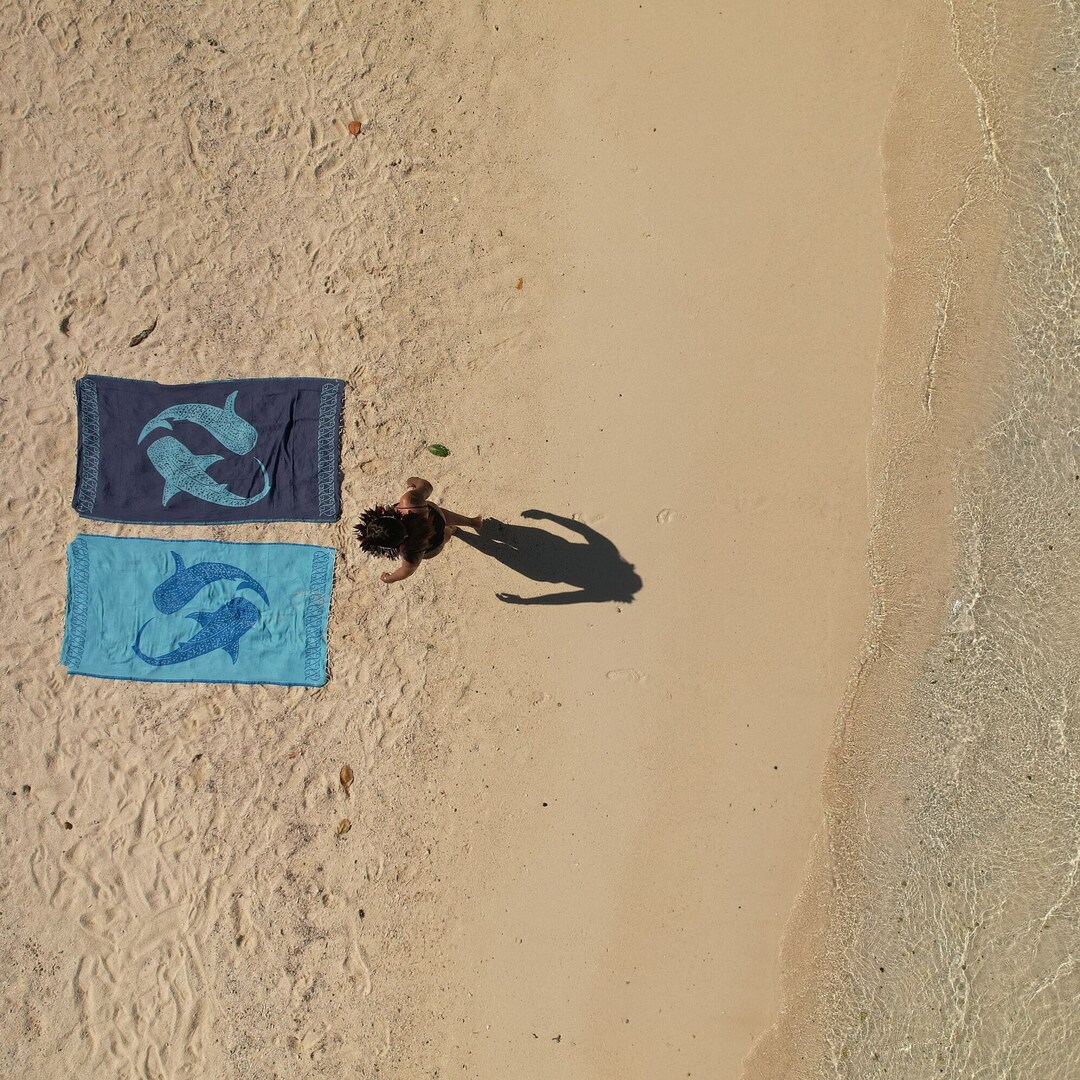 Yalmburrajaka Dreaming (Whale) Beach Towel