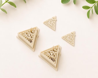 Astrology triangle polymer cutter, halloween clay cutter, triangle polymer clay cutter
