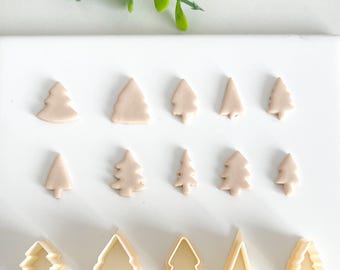 Tree polymer clay cutter, Christmas cutter, Christmas polymer clay cutter